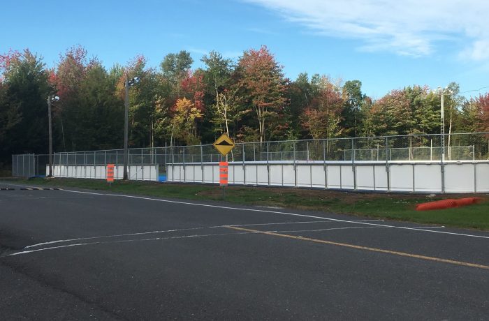 Clôture de patinoire