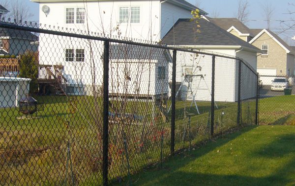 Clôture mailles de chaîne