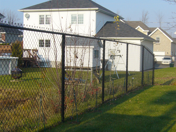 Clôture mailles de chaîne